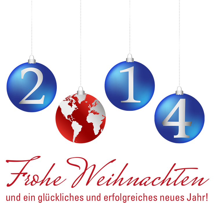 Frohe Weihnachten und ein glückliches und erfolgreiches neues Jahr!